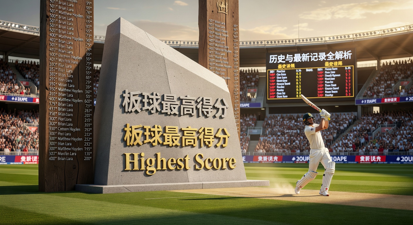 板球最高得分：历史顶级与2026最新